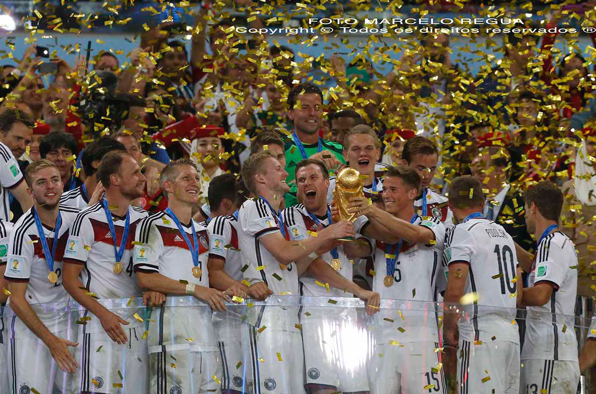 Alemanha comemora o título Mundial de 2014 no Maracanã